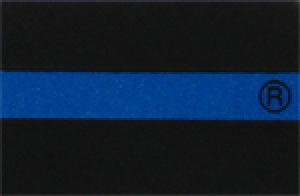 Large Blue Line Identifier Reflective Decal (3"x4")